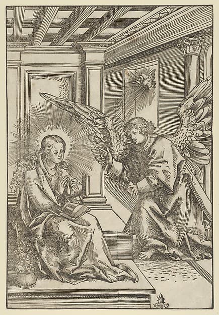 The Annunciation, by Lucas Cranach the Elder