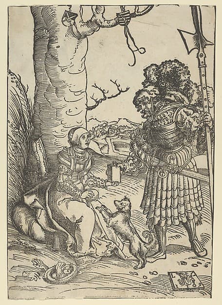 David and Abigail, by Lucas Cranach the Elder