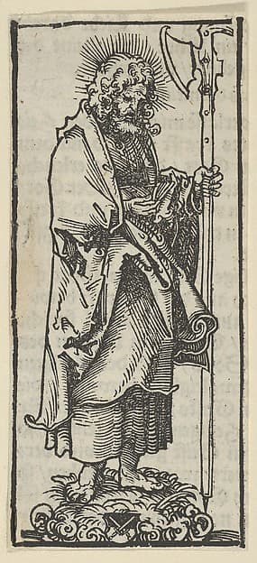 Silver Statuette of St. Matthew from the Wittenberg Reliquaries, by Lucas Cranach the Elder