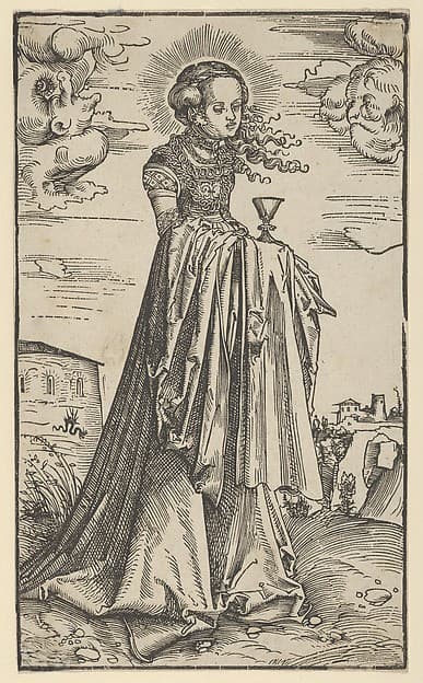 St. Barbara, by Lucas Cranach the Elder