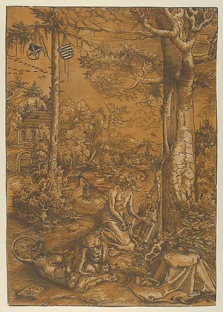 The Penitence of St. Jerome, by Lucas Cranach the Elder