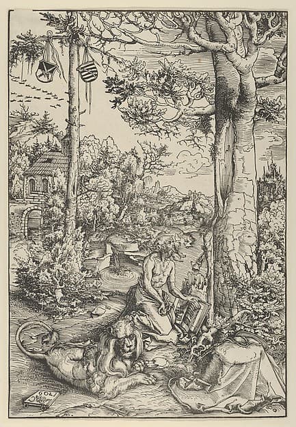 St. Jerome in the Wilderness, by Lucas Cranach the Elder