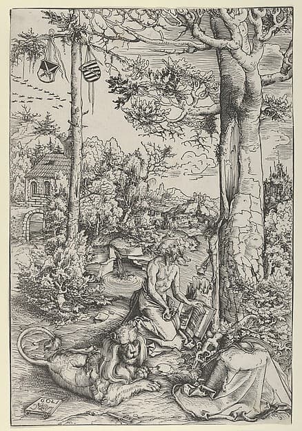 St. Jerome in the Wilderness, by Lucas Cranach the Elder