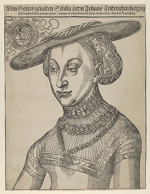 Sybilla of Cleves, Wife of John Frederic of Saxony, by Lucas Cranach the Elder