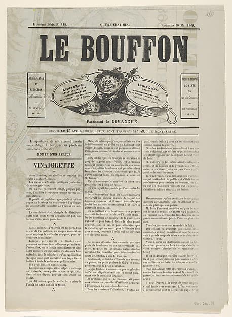 Le Bouffon - Le Salon de 1868, by Edward Ancourt