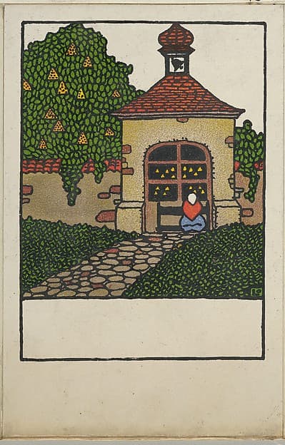 Easter Card, by Otto Friedr. Carl Lendecke