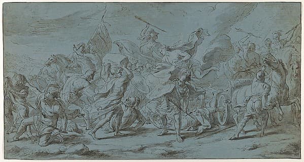 The Battle of Diomedes and Aeneas (from the Story of Achilles), by Jan van Orley