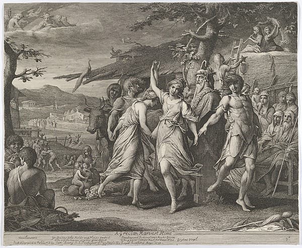 A Grecian Harvest-Home, or Thanksgiving to the Rural Deities, Ceres, Bacchus, etc., by James Barry