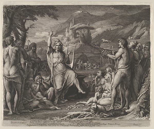 Orpheus Instructing a Savage People in Theology and the Arts of Social Life, by James Barry
