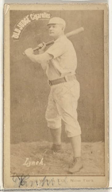 John H. "Jack" Lynch, New York Metropolitans, from the Old Judge series (N172) for Old Judge Cigarettes, by Goodwin & Company