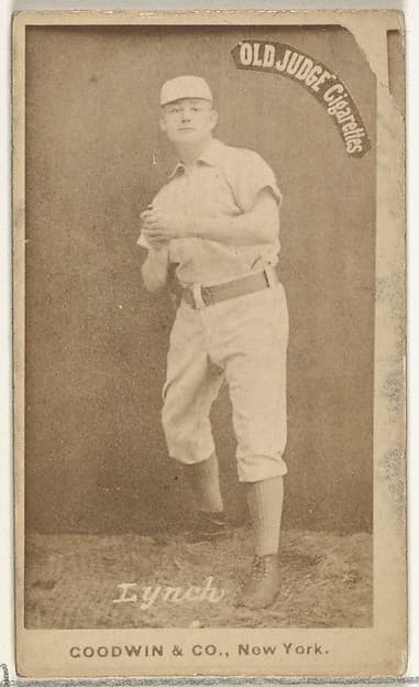 John H. "Jack" Lynch, New York Metropolitans, from the Old Judge series (N172) for Old Judge Cigarettes, by Goodwin & Company