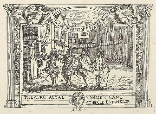 Benefit Ticket for Joe Miller, by Samuel Ireland