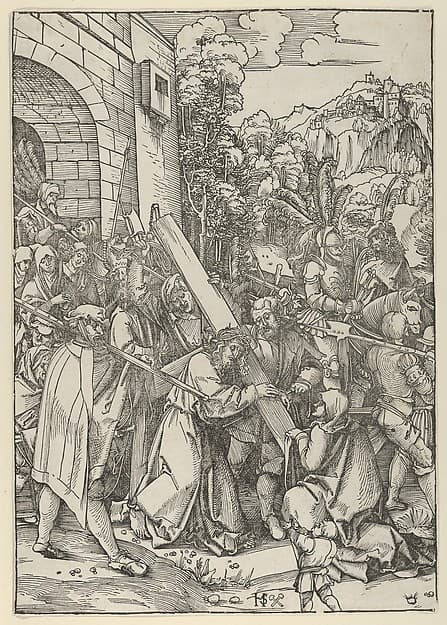 The Carrying of the Cross, by Hans Schäufelein