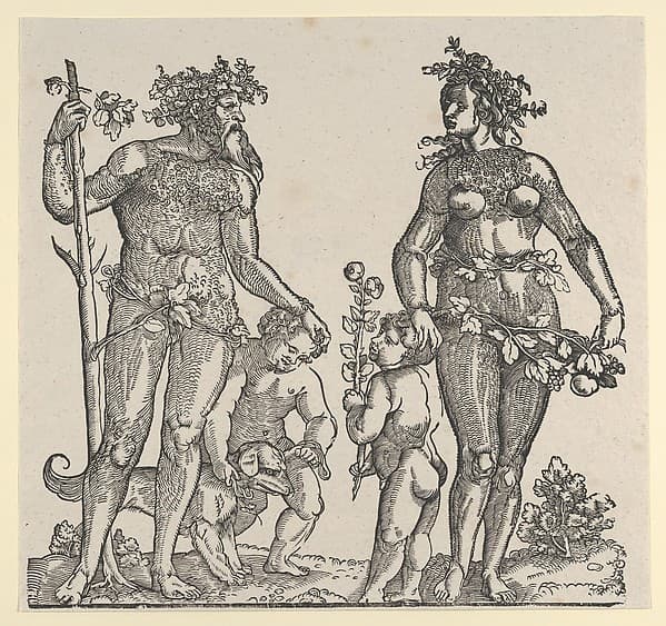 Wild Man and Wild Woman, by Hans Guldenmond