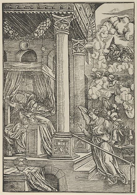 The Annunciation, by Hans Schäufelein