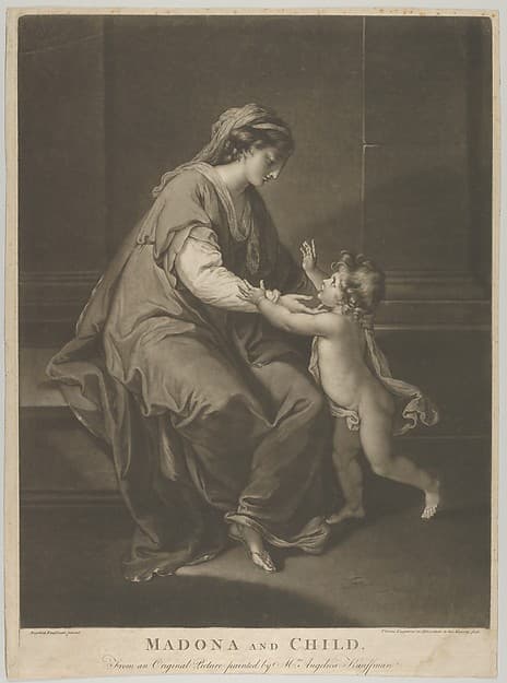 Madonna and Child, by Valentine Green