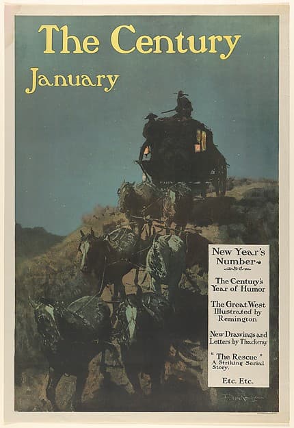 The Century, New Year's Number, January, by Frederic Remington