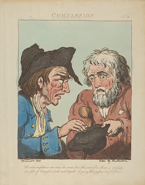 Compassion, by Thomas Rowlandson
