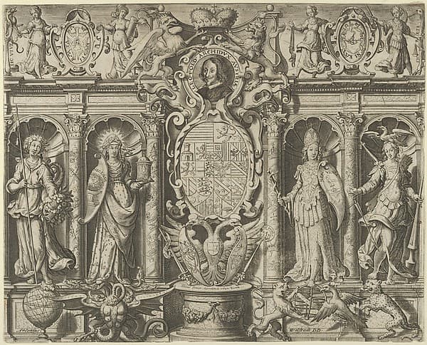 Allegory of Leopold V, Archduke of Austria, by Matthaeus Greuter