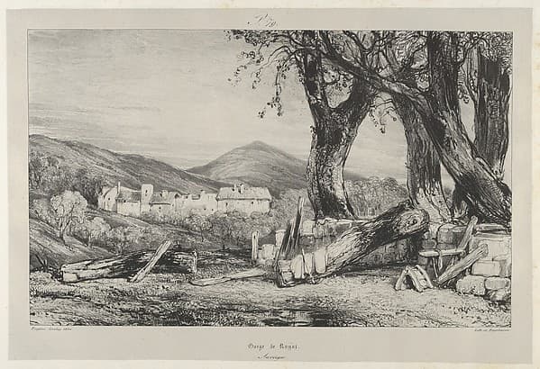 Royat Groove, by Eugène Isabey