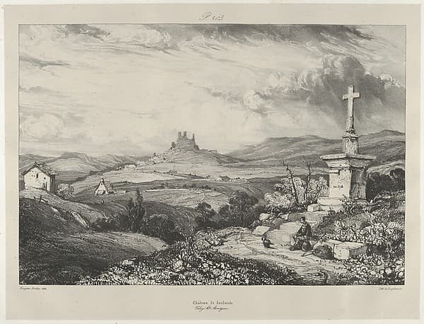 Larderole Castle, by Eugène Isabey