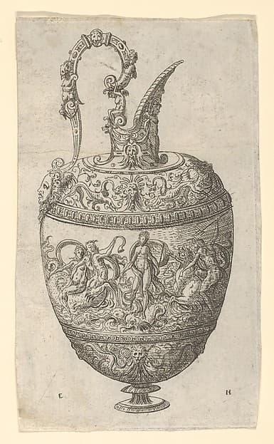 Design for a Ewer, by Erasmus Hornick