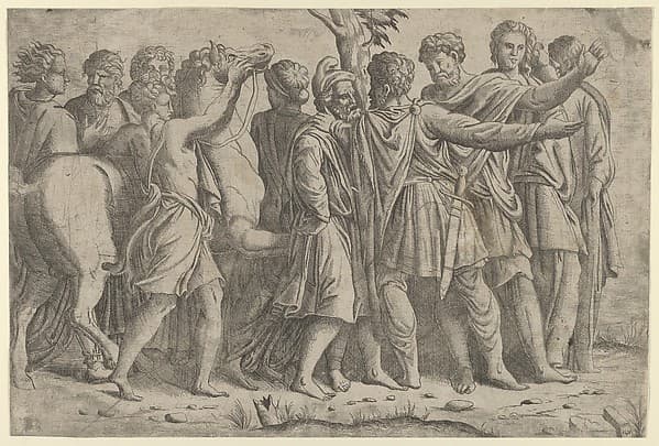 Group of Roman Figures, by Master IQV