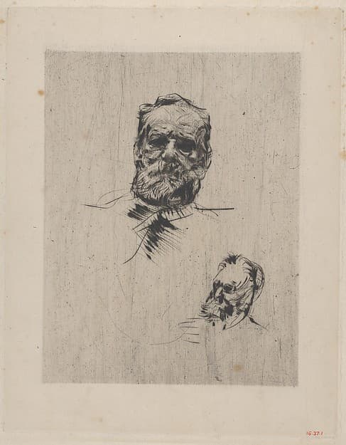 Victor Hugo (full face), by Auguste Rodin