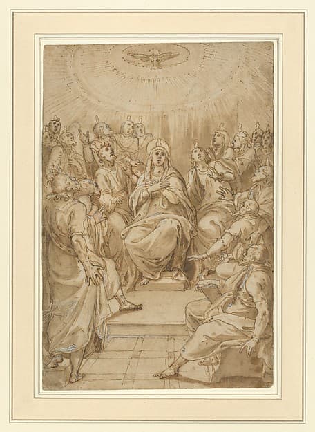 The Pentecost (The Descent of the Holy Spirit), by Cesare Nebbia