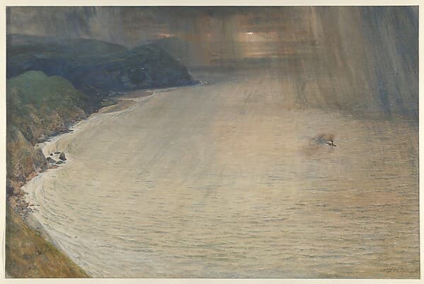 The West Wind, Lynmouth, by Sir Edward John Poynter