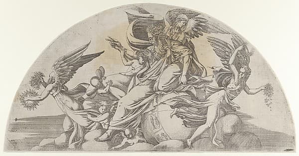 God Seated on the World, by Antonio Fantuzzi