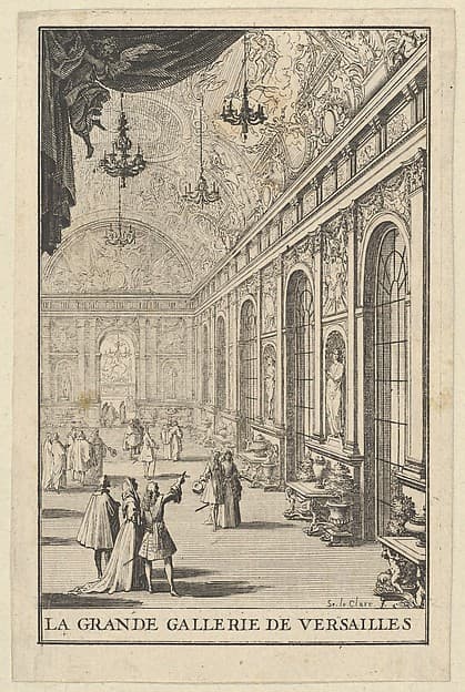 Galerie des Glaces at Versailles, by Sébastien Leclerc I