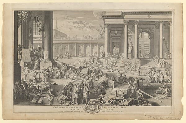 L'Académie des Sciences et des Beaux-Arts, by Sébastien Leclerc I