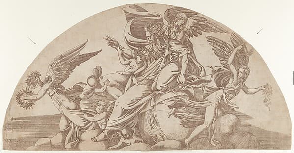 God Seated on the World, by Antonio Fantuzzi