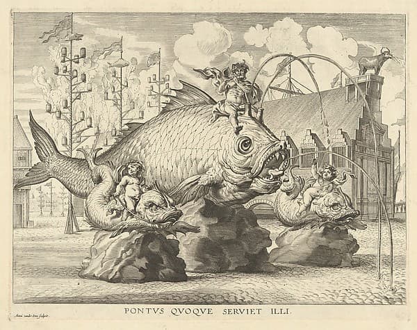 Fish Construction in Honor of the Entry of Cardinal-Infante Ferdinand into Ghent in 1635, by Anton van der Does