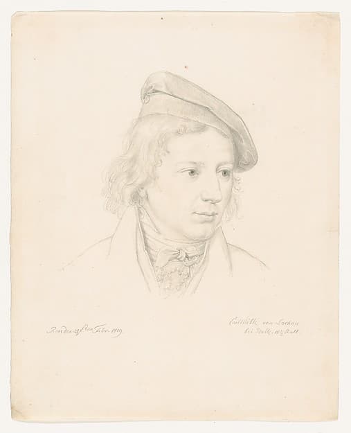 Portrait of Johann Heinrich Friedrich Carl Witte, by Samuel Amsler