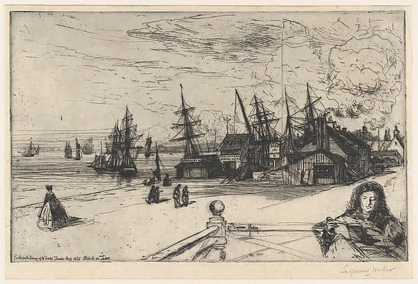 Yacht Tavern, Erith, by Sir Francis Seymour Haden
