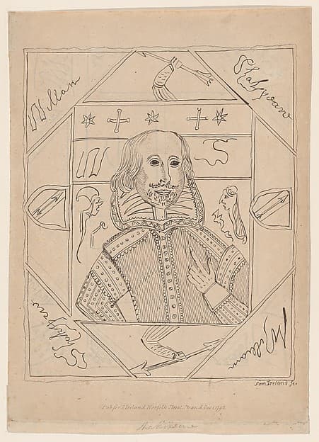 William Shakespeare, by Samuel Ireland