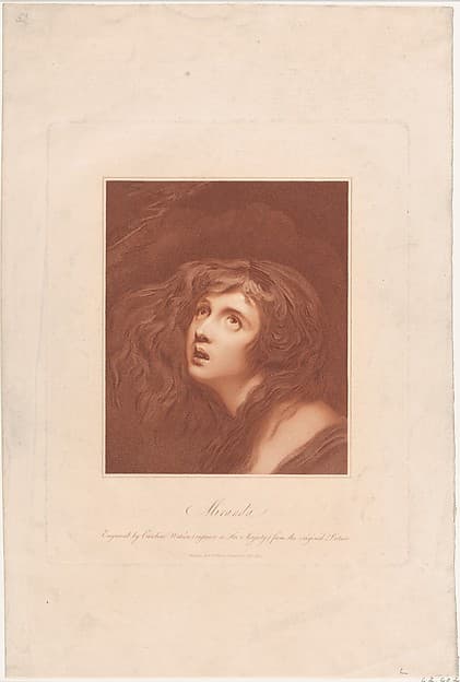 Miranda (Shakespeare, The Tempest, Act 1, Scene 1), by Caroline Watson