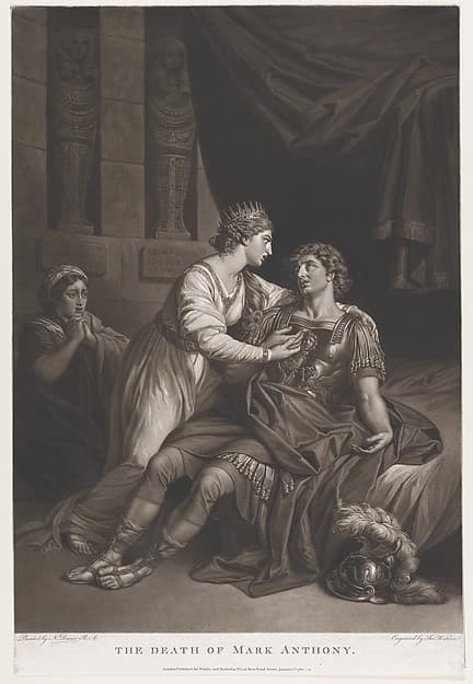 The Death of Mark Antony (Shakespeare, Antony and Cleopatra, Act 4, Scene 15), by Thomas Watson