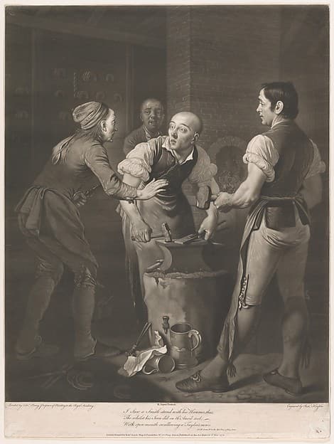 "I saw a smith stand with his hammer thus..." (Shakespeare, King John, Act 4, Scene 2), by Richard Houston