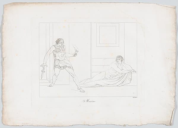 Caius Marius and the Cimbrian Soldier (Plutarch, "Marius," 39; Lucan, "Pharsalia," XI, 75-86), by Johann Heinrich Lips