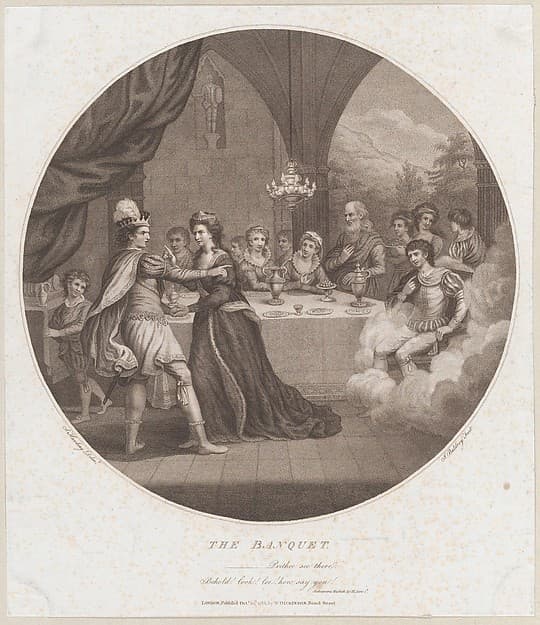 The Banquet (Shakespeare, Macbeth, Act 3, Scene 3), by John Baldrey