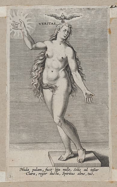 Veritas, from "Proposopographia", by Philips Galle