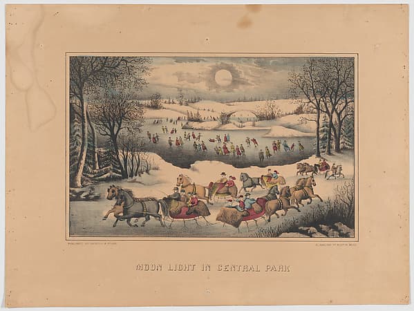 Moon Light in Central Park, by Haskell and Allen
