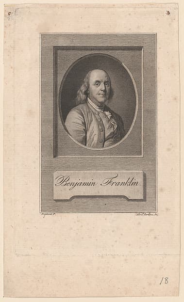 Benjamin Franklin, by Pierre Alexandre Tardieu