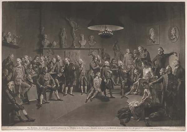 The Royal Academy of Arts, by Richard Earlom