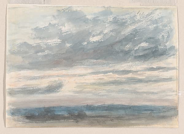Cloud study, by John Constable