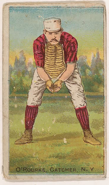 O'Rourke, Catcher, New York, from the Gold Coin series (N284) for Gold Coin Chewing Tobacco, by D. Buchner & Co., New York