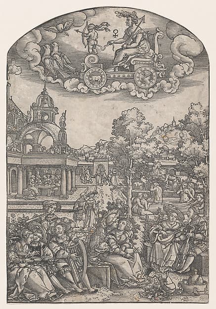 Venus, from The Seven Planets, by Georg Pencz